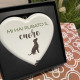 CUORE IN LEGNO &quot;CANE&quot;