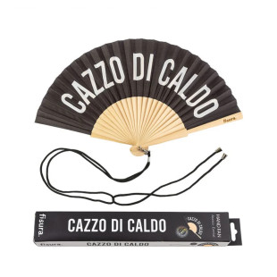 VENTAGLIO CAZZO DI CALDO NERO