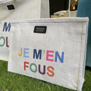 TROUSSE "JE M'EN FOUS" BIANCA