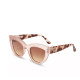 OCCHIALE DA SOLE MODELLO CLAUDIA PINK HAVANA