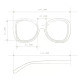 OCCHIALE DA SOLE MODELLO ANNA OPTICAL WHITE