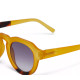 OCCHIALE DA SOLE MODELLO ZENO ROUND GIALLO