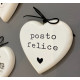 CUORE IN LEGNO &quot;POSTO FELICE&quot;