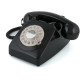 TELEFONO GPO746 ROTARY BLACK