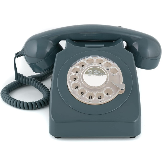 TELEFONO GPO746 ROTARY GREY