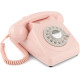 TELEFONO GPO746 ROTARY PINK