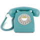 TELEFONO GPO746 ROTARY BLUE