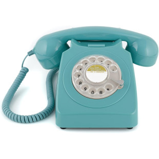 TELEFONO GPO746 ROTARY BLUE