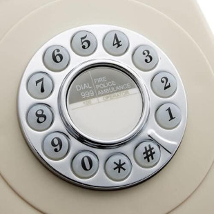 TELEFONO GPO746 PUSH BUTTON IVORY