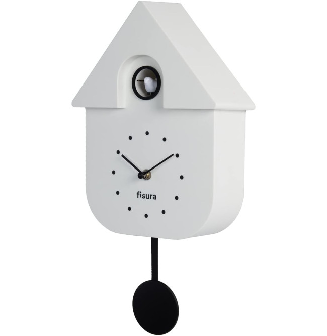 OROLOGIO CUCKOO MOUSE BIANCO NERO