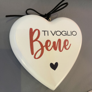 CUORE IN LEGNO "TI VOGLIO BENE"