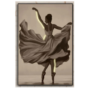 QUADRO LED BALLERINA 60X90