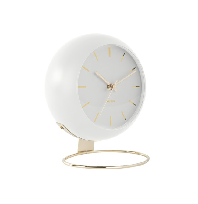 OROLOGIO TABLE GLOBE WHITE