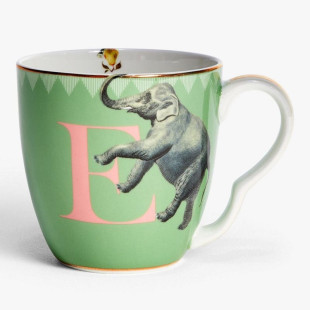 ALPHABET MUG "E"